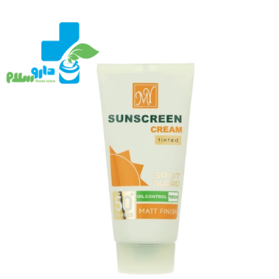 کرم ضد آفتاب پودری فاقد چربی ضد لک مای SPF50 رنگی