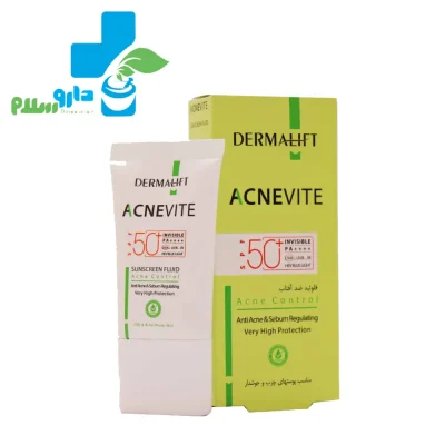عکس فلوئید ضدآفتاب آکنویت درمالیفت SPF50