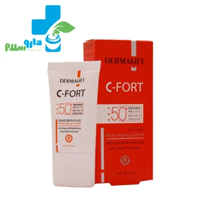 عکس فلوئید ضدآفتاب سی فورت درمالیفت SPF50