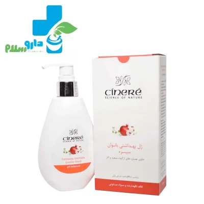 عکس ژل بهداشتی و تنظیم‌کننده PH بانوان سینره